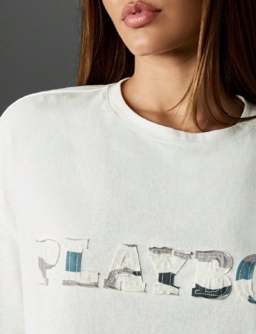 Tricou Oversize Missguided, alb