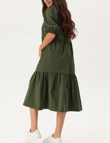 Rochie medie BUBBLEROOM, verde