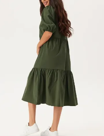 Rochie medie BUBBLEROOM, verde