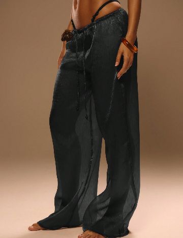 Pantaloni de plaja Musera, negru