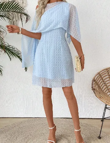 Rochie scurta Emery Rose, albastru