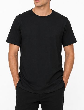 Tricou Pull&Bear, negru