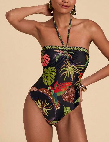 Costum de baie SHEIN, mix culori