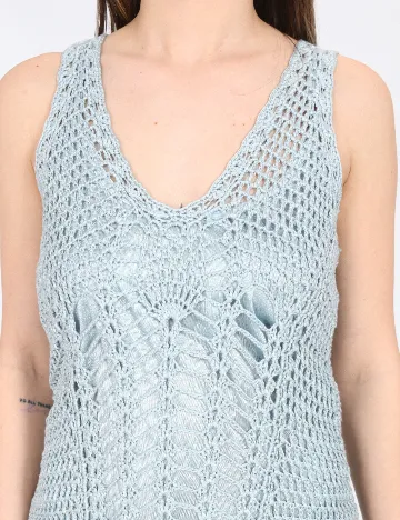 Rochie scurta Zara, albastru deschis