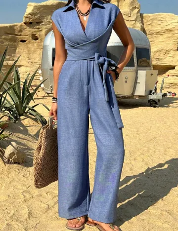 Salopeta SHEIN, albastru