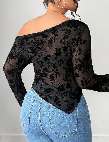 Bluza SHEIN CURVE, negru