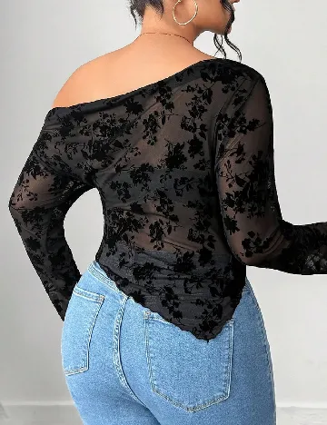 Bluza SHEIN CURVE, negru