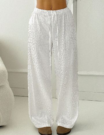 Pantaloni SHEIN, alb