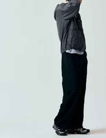 Pantaloni Prohibited, negru