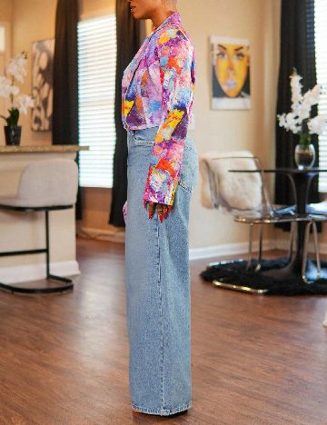 Blazer SHEIN, mix culori