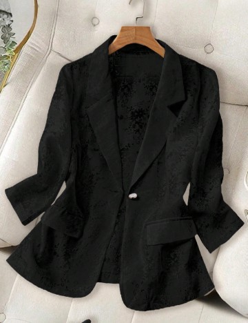 Sacou SHEIN CURVE, negru