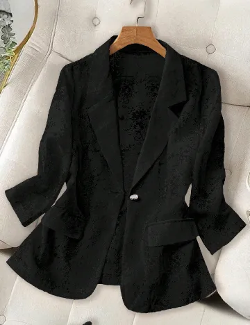 Sacou SHEIN CURVE, negru