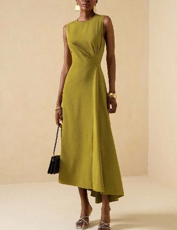 Rochie lunga SHEIN, kaki