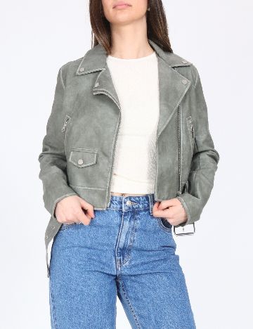 Jacheta Bershka, verde