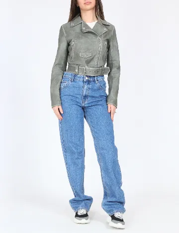 Jacheta Bershka, verde