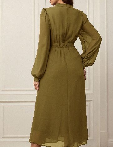 Rochie lunga SHEIN CURVE, verde