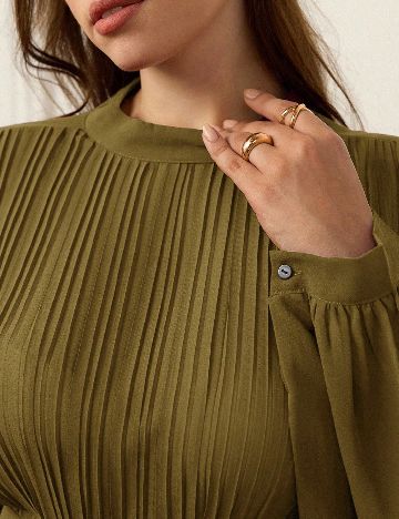 Rochie lunga SHEIN CURVE, verde