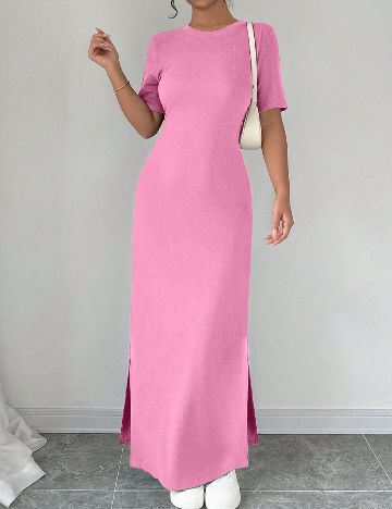 Rochie lunga SHEIN, roz