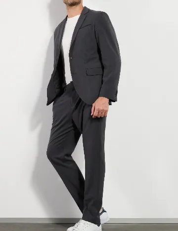 Costum Pier One, gri inchis