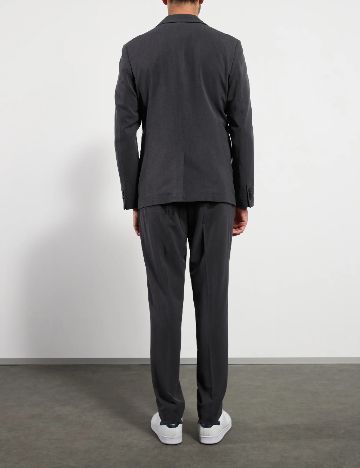 Costum Pier One, gri inchis