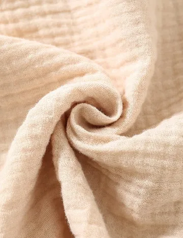 Set salopete 2 bucati Shein Kids, crem/albastru