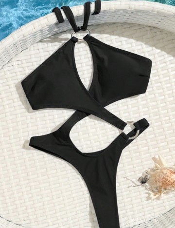Costum de baie SHEIN, negru
