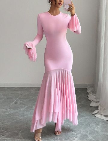 Rochie lunga SHEIN, roz