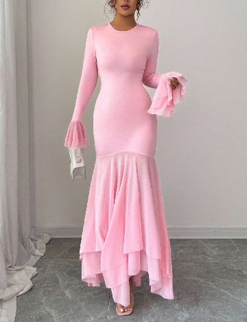 Rochie lunga SHEIN, roz