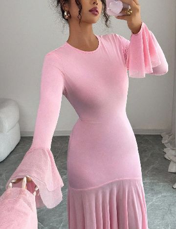 Rochie lunga SHEIN, roz