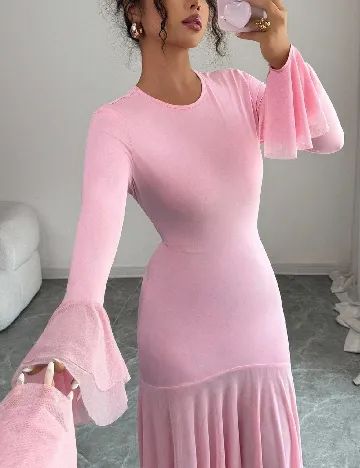 Rochie lunga SHEIN, roz