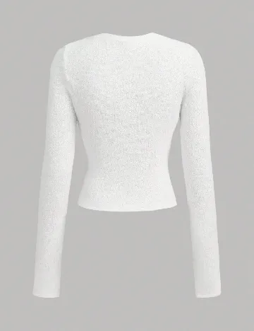 Bluza Shein Kids, alb