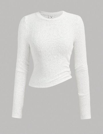 Bluza Shein Kids, alb