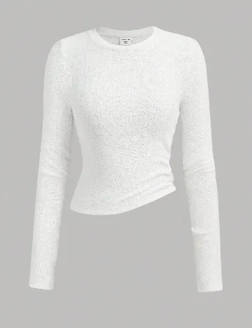 Bluza Shein Kids, alb