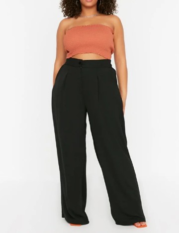 Pantaloni TRENDYOL, negru