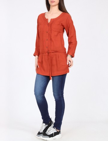 Bluza Bershka, caramiziu