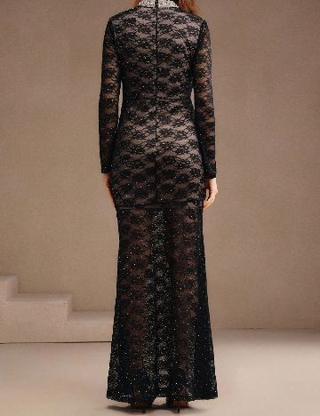 Rochie lunga Anewsta, negru