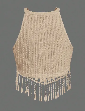 Top SHEIN CURVE, maro deschis