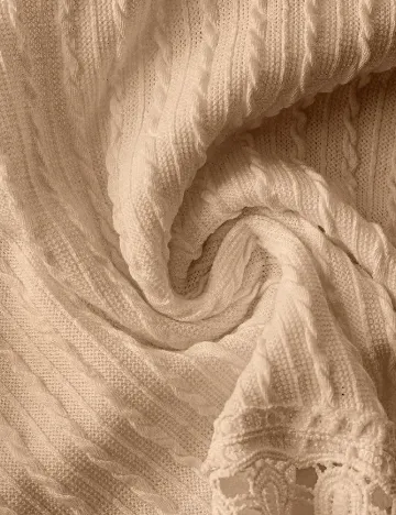 Top SHEIN CURVE, maro deschis