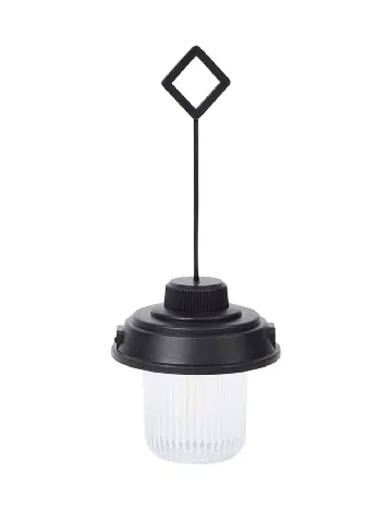 Lampa de camping, negru