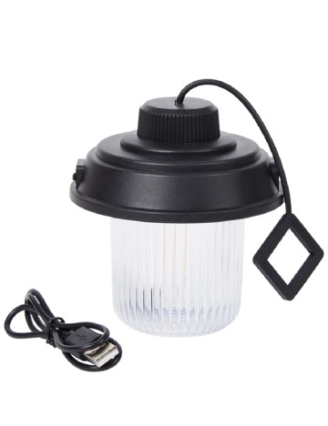 Lampa de camping, negru