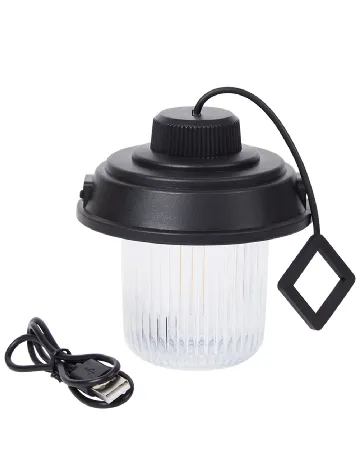 Lampa de camping, negru