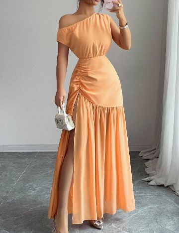 Rochie lunga SHEIN, portocaliu