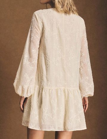 Rochie scurta SHEIN, ecru