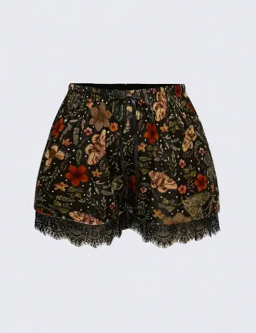 Pantaloni scurti Romwe Plus Size, mix culori