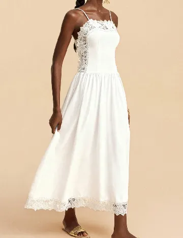 Rochie lunga SHEIN, alb