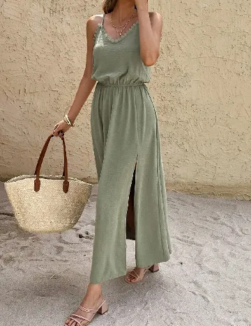 Rochie lunga SHEIN, verde