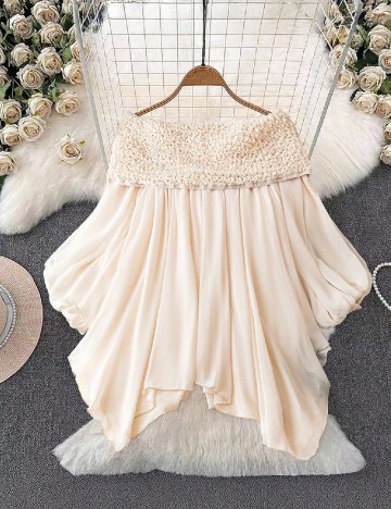 Bluza SHEIN CURVE, crem