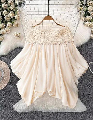 Bluza SHEIN CURVE, crem