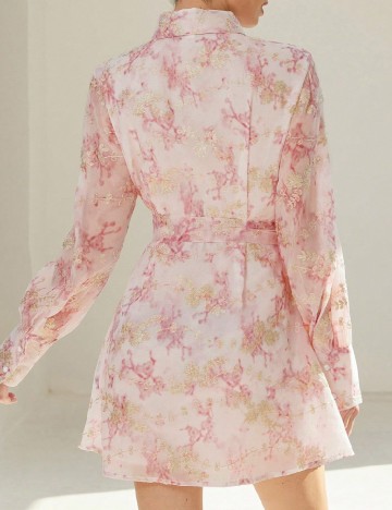 Rochie scurta Aveloria, roz