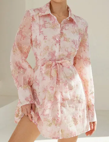 Rochie scurta Aveloria, roz